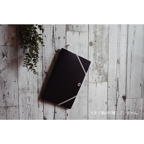 ナカバヤシ スライドフォルダーポイット 長3封筒6P ブラック SFPO-N3H6BK