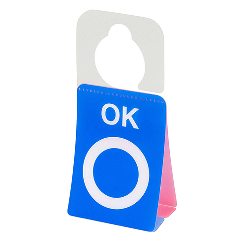 ナカバヤシ ドアノブプレートスタンド/NG・OK DKPS-101-1