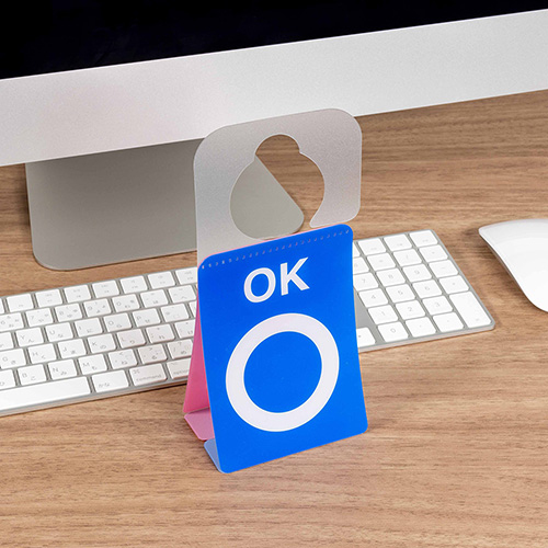 ナカバヤシ ドアノブプレートスタンド/NG・OK DKPS-101-1