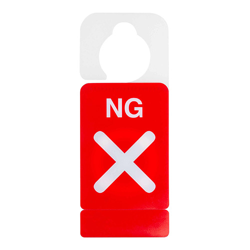 ナカバヤシ ドアノブプレートスタンド/NG・OK DKPS-101-1