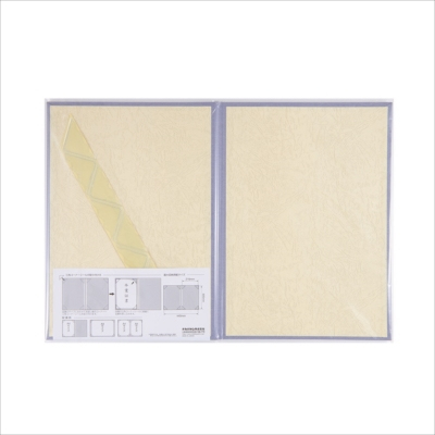 ナカバヤシ　証書ファイル　Cタイプ　A4　紙製クロス　薄紫　FSP-A4C-LP