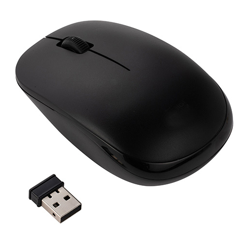 抗菌無線3ボタン光学式マウス /ブラック MUS-RKT183AGBK(tm)