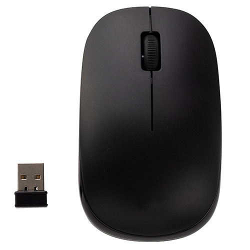 抗菌無線3ボタン光学式マウス /ブラック MUS-RKT183AGBK(tm)