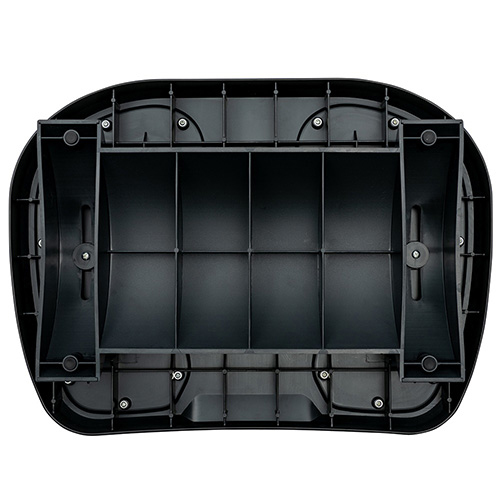 無段階調整フットレスト【MAT-003】ブラック MAT-003BK(tm)