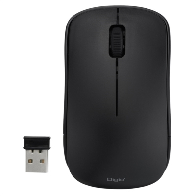 無線3ボタンBlueLEDマウス/ブラック MUS-RKT186BK (tm)