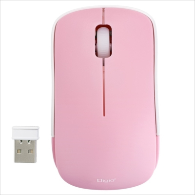 無線3ボタンBlueLEDマウス/ピンク MUS-RKT186P (tm)