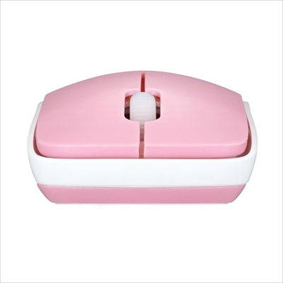 無線3ボタンBlueLEDマウス/ピンク MUS-RKT186P (tm)