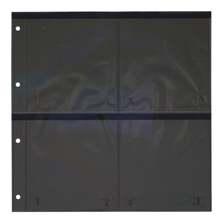 【WEB限定品】ナカバヤシ セラピーカラー バインダーアルバム（TCPK-LY） 専用 替台紙 リフィル L判タテヨコ4面 ポケット替台紙 10枚セット  TCPK-LY-4L-10