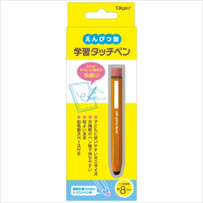 ナカバヤシ えんぴつ型 学習タッチペン/オレンジ ECTP-19DD (tm)