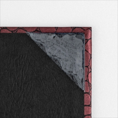 ナカバヤシ 証書ファイル Cタイプ A4 紙製クロス・クロコダイルマット ピンク FSPM-A4C-P