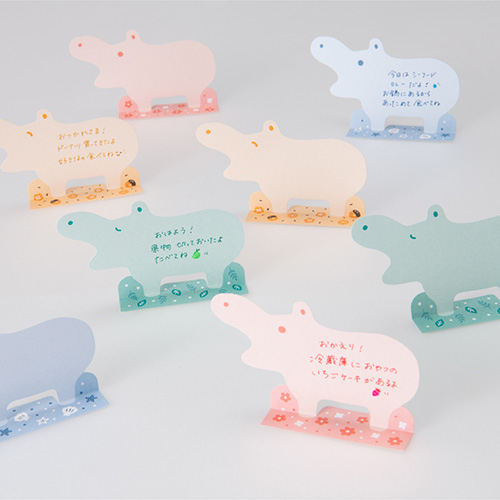 ナカバヤシ ヒポポシリーズ スタンドメモ オレンジ HPP-MP-OR