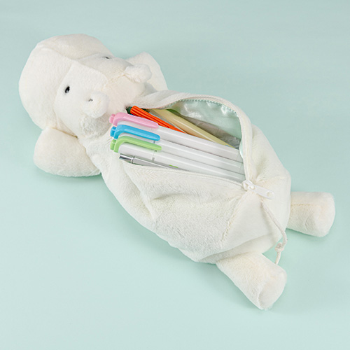 ナカバヤシ ヒポポシリーズ ペンケース アイボリー HPP-PCN01-IV