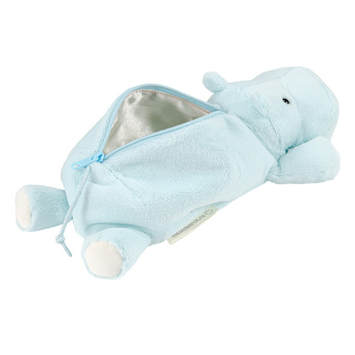 ナカバヤシ ヒポポシリーズ ペンケース ブルー HPP-PCN01-B