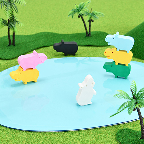 ナカバヤシ ヒポポシリーズ マスコット消しゴム パステル HPP-ERA-P