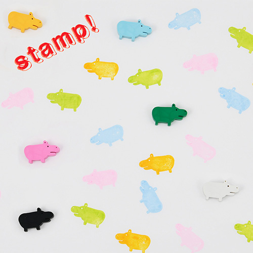 ナカバヤシ ヒポポシリーズ マスコット消しゴム パステル HPP-ERA-P