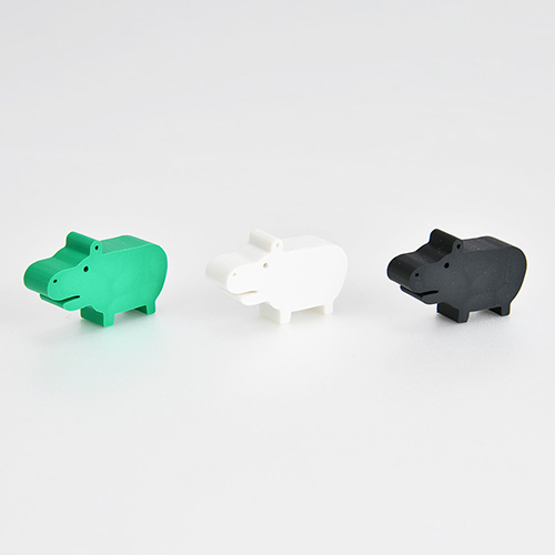 ナカバヤシ ヒポポシリーズ マスコット消しゴム モノトーン HPP-ERA-M