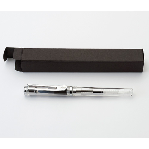 ナカバヤシ TACCIA タッチア Facet ファセット万年筆 TPF-001-C-EF 両用式 クリア