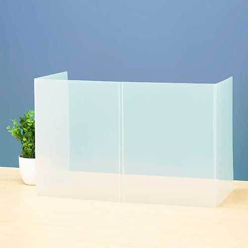 ナカバヤシ 折りたたみモバイルパーティション クリア(ツヤあり) PTS-OT1034CR