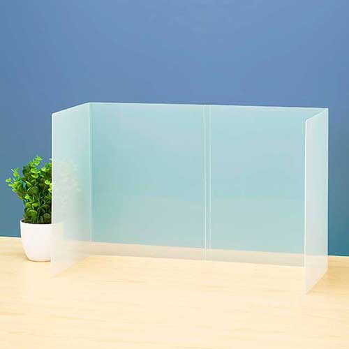 ナカバヤシ 折りたたみモバイルパーティション クリア(ツヤあり) PTS-OT1034CR