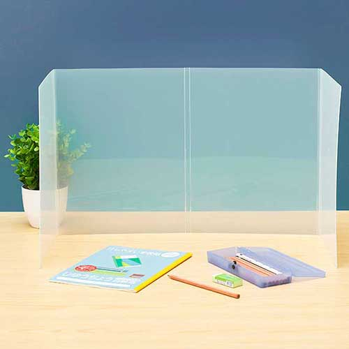 ナカバヤシ 折りたたみモバイルパーティション クリア(ツヤあり) PTS-OT1034CR