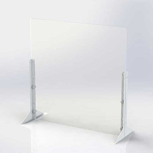 ナカバヤシ アクリル パーティション 600×600サイズ PTS-AC6060CR