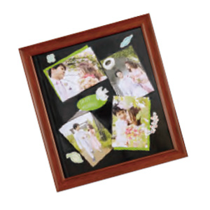 アルバム台紙&フレーム Lサイズ用 ブラウン F-TP-118-BR