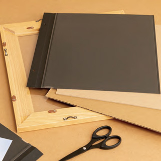 アルバム台紙フレーム 台紙Lサイズ用 ナチュラル MADF-L-N