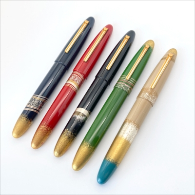 TACCIA 風絵 漆万年筆/小夜風-F TKE-18F-SK-F
