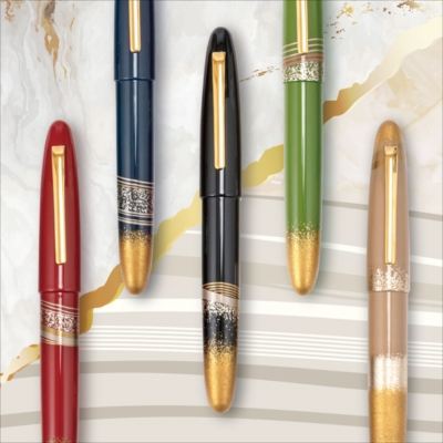 TACCIA 風絵 漆万年筆/小夜風-F TKE-18F-SK-F
