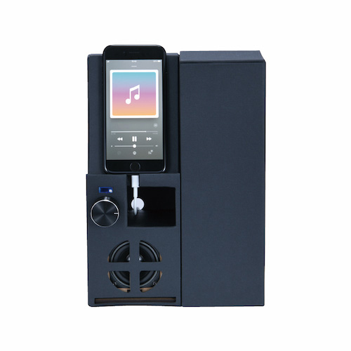 ナカバヤシ ライフスタイルツール with Speaker ブラック LST-WS01BK