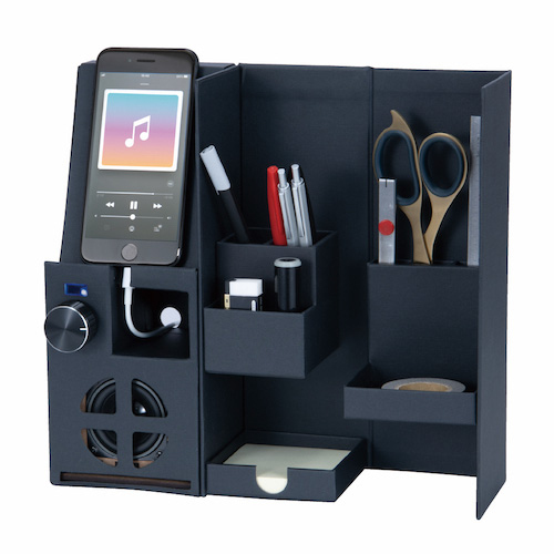 ナカバヤシ ライフスタイルツール with Speaker ブラック LST-WS01BK