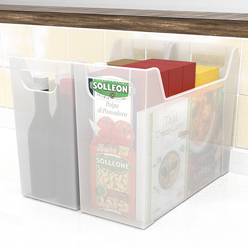 ナカバヤシ 抗菌ファイルボックスA4/クリアホワイト FBK-E04-CW