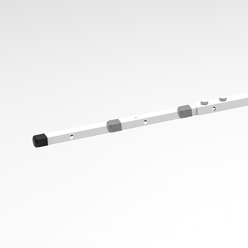 ナカバヤシ 飛沫防止防炎シートスタンド スライドMサイズ/ホワイト PTS-SL4070W