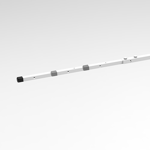 ナカバヤシ 飛沫防止防炎シートスタンド スライドLサイズ/ホワイト PTS-SL6010W