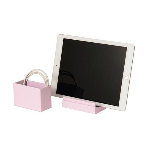 ナカバヤシ ハウスタディ タブレットスタンド&ケーブルケース ラベンダー HSD-TC01LA