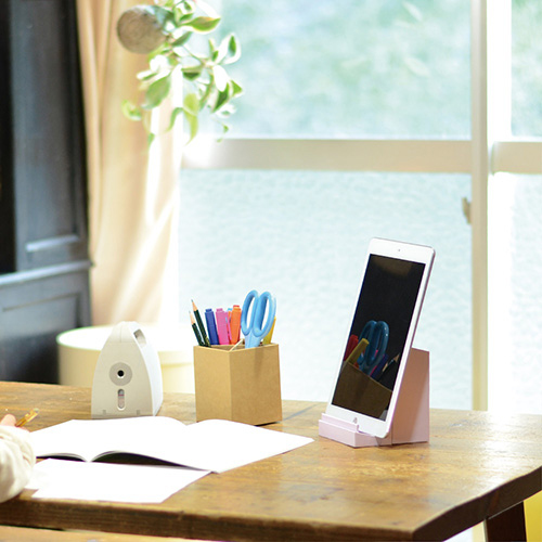 ナカバヤシ ハウスタディ タブレットスタンド&ケーブルケース ラベンダー HSD-TC01LA