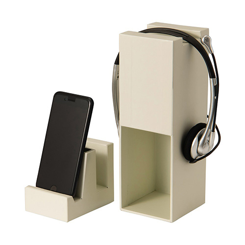 ナカバヤシ ハウスタディ ヘッドホン&マルチスタンド ベージュ HSD-HM01BE