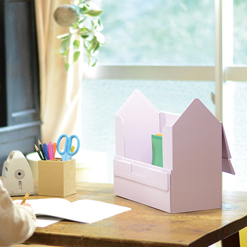 ナカバヤシ ハウスタディ 紙製キャリングバッグ ラベンダー HSD-PC01LA