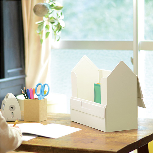 ナカバヤシ ハウスタディ 紙製キャリングバッグ ベージュ HSD-PC01BE