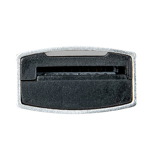 ナカバヤシ 小型USB2.0 microSDアルミカードリーダー・ライター/シルバー CRW-MSD83SL (tm)