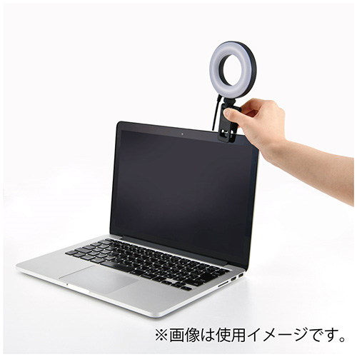 ナカバヤシ USB LEDリングライト/ブラック UA-LED013BK (tm)