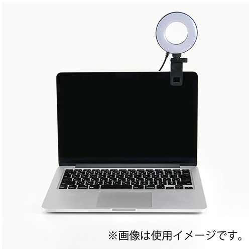 ナカバヤシ USB LEDリングライト/ブラック UA-LED013BK (tm)