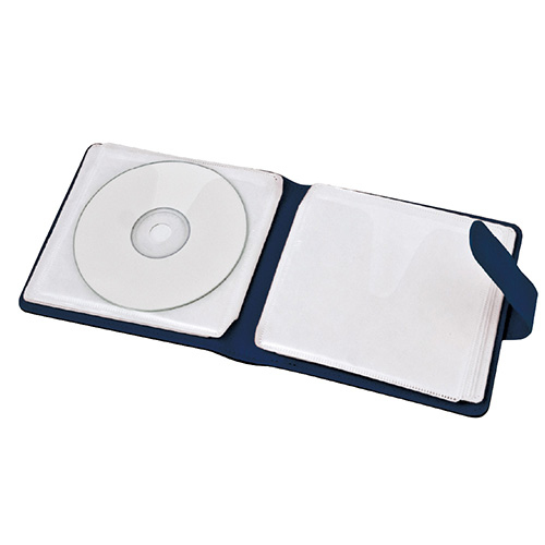 ナカバヤシ Blu-ray対応 ディスクケース 24枚収納/ブラック BD-092-24BK　(tm)　