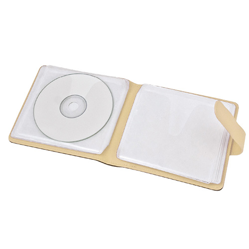 ナカバヤシ Blu-ray対応 ディスクケース 24枚収納/ブラウン BD-092-24BR (tm)