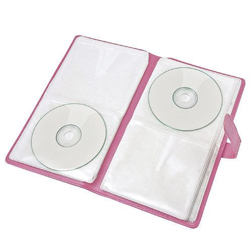 ナカバヤシ Blu-ray対応 ディスクケース 48枚収納/ピンク BD-092-48P (tm)