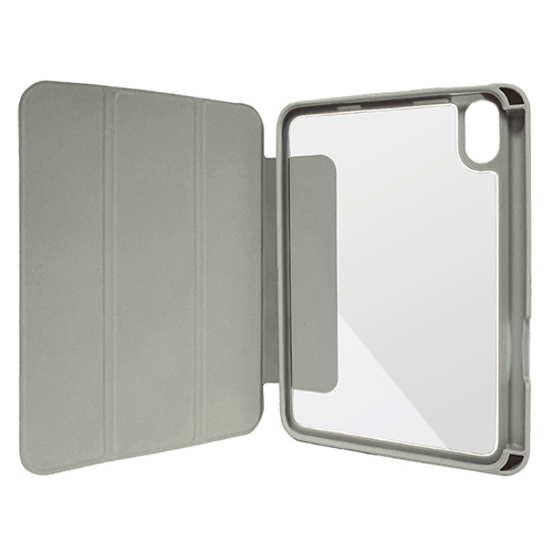 ナカバヤシ iPad mini(2021)用マグネット分離式 衝撃吸収ケース/グレー TBC-IPM2101GY (tm)