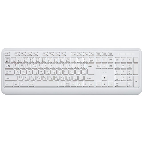 ナカバヤシ 無線キーボード&マウスセット【MK-04シリーズ】ホワイト MK-04W (tm)