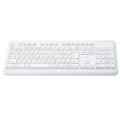 ナカバヤシ 無線キーボード&マウスセット【MK-04シリーズ】ホワイト MK-04W (tm)