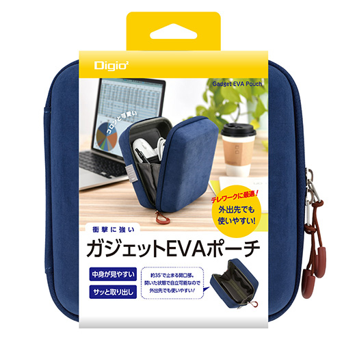 ナカバヤシ ガジェットEVAポーチ/ネイビー SZC-GDP13NB (tm)