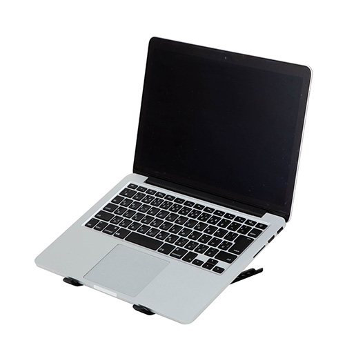 ナカバヤシ 折りたたみノートPC・タブレットスタンド 軽量タイプ/ブラック NPA-006BK (tm)